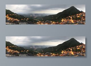 城市灯光，山景，白天，*，夜间灯光，景观，建筑，五彩缤纷