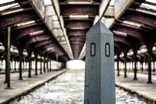 支柱，美国，泽西城，新泽西枢纽*铁路，建筑，栏杆，扶手，建筑