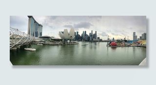 滨海湾金沙新加坡，新加坡，海湾，全景，水域，河流，城市，建筑外观