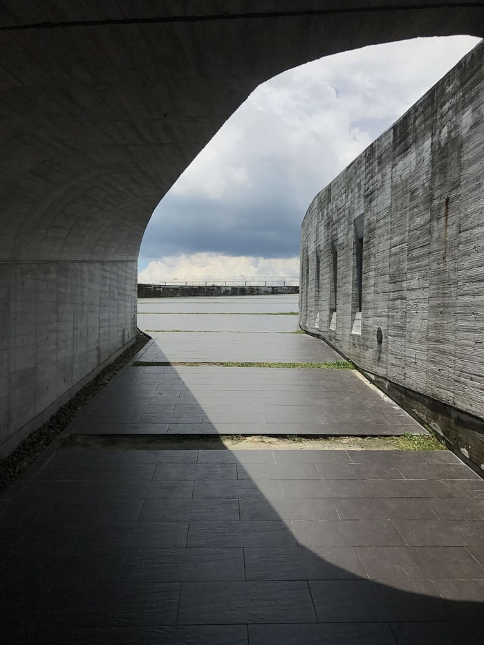 象山游客中心，日月潭，*，建筑，建筑结构，天空，云天，白天