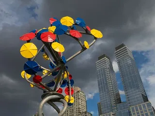 城市，地标，云，天际线，建筑，建筑，建筑，商业