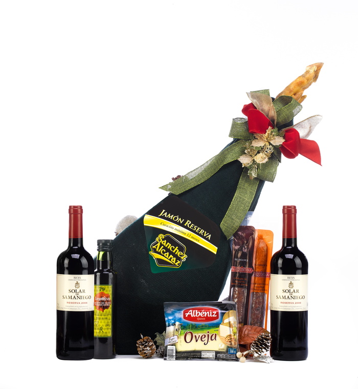 火腿，批量火腿，盒装jamonera，赠品，圣诞节，圣诞篮，很多圣诞节，力量