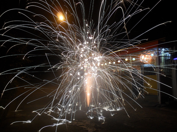 新年，烟花，庆祝，2015，灯光，夜晚，动作，烟花