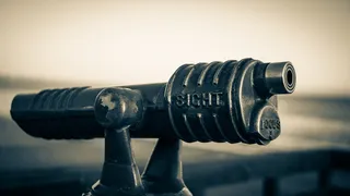 望远镜，海洋，乌贼墨，观察，景观，海洋，旅行，水