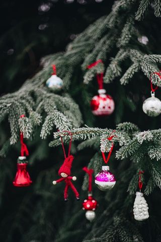 老式圣诞树装饰品