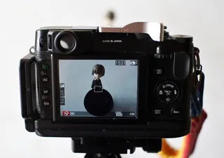 摄像头、数字、照片、lcd、屏幕、图像、富士胶片、x10