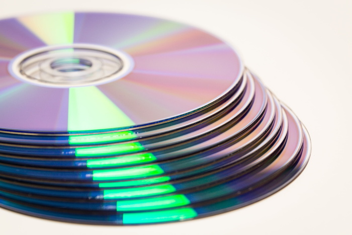 堆叠、光盘、光盘、dvd、空白、数据、计算机、数据介质