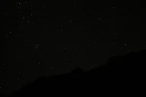 夜，星星-空间，天空，轮廓，空间，风景-自然，自然之美，星星