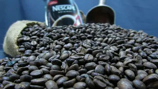 咖啡，谷物，咖啡，咖啡因，咖啡杯，棕色，芳香，烤面包