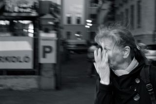 匈牙利，布达佩斯，女士，街道，匆忙，模糊，城市，情感