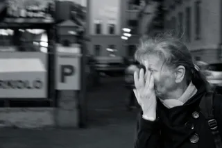 匈牙利，布达佩斯，女士，街道，匆忙，模糊，城市，情感