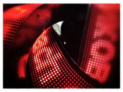 技术，复杂，复杂，节点，抽象，背景，红色，特写