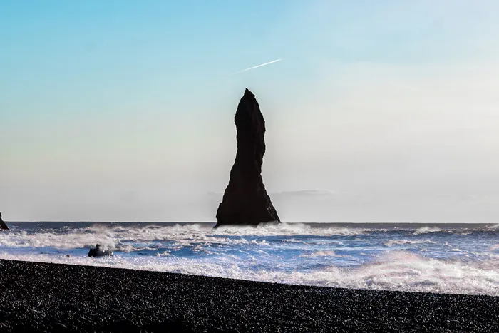 黑岛观赏平静的大海