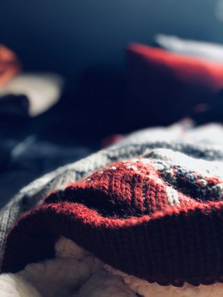 毯子，iphone x，特写，室内，甜食，选择性聚焦，食物和饮料，放纵