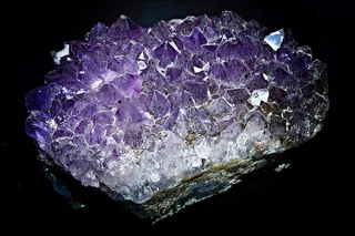 矿物、石头、紫水晶、石英、紫色、和谐、地质、水晶