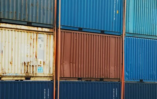 容器,容器,蓝色,棕色,白色,生锈,旧,建筑 容器,容器,蓝色,棕色,白色,生锈,旧,建筑