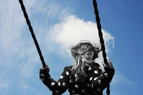 天空，云朵，瞬间，哲学，心情，女孩，乐趣，反思