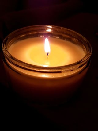 火焰，蜡烛，烛光，蜡烛，发光，燃烧，蜡，沉思