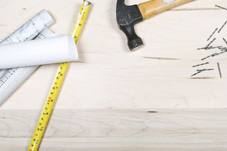 施工蓝图工具照片