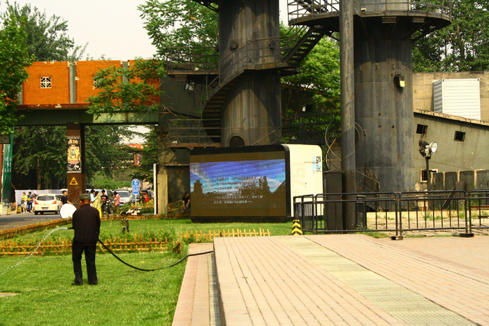 艺术街，艺术中心，北京，751街，真人，一人，建筑结构，建筑