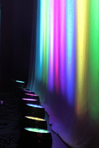 灯光、表演、投影仪、多色、照明、无人、室内、艺术文化和娱乐