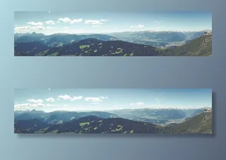 冒险、日光、队形、高地、小山、地平线、田园诗般的风景