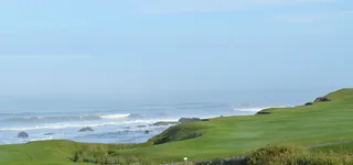 海岸线, 太平洋, 半月湾, 加利福尼亚州, 美, 海景, 夏季, 景观