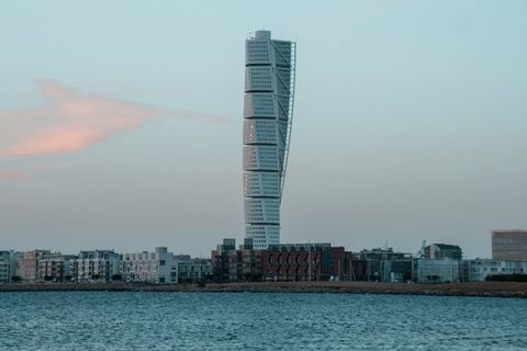 turning torso，malmö，skåne，瑞典，建筑，建筑外观，建筑结构，建筑