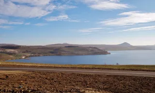 桥，新兴，湖，捷克，*山脉，池塘，深，淹没