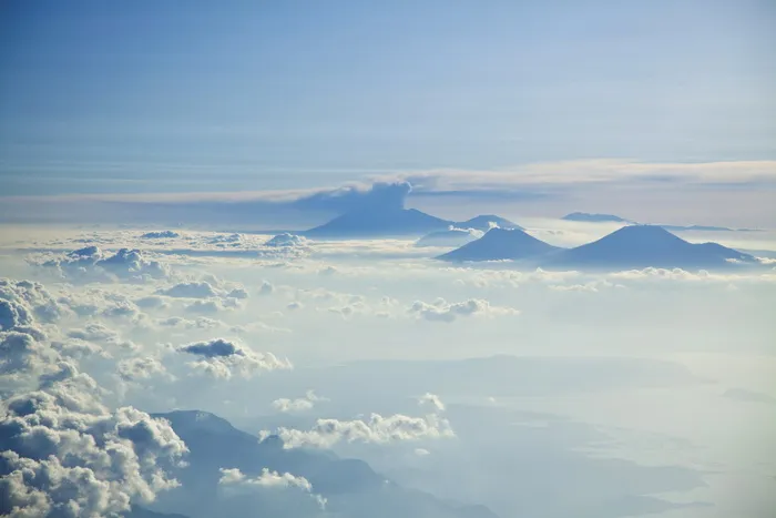 印尼云层上方的天景