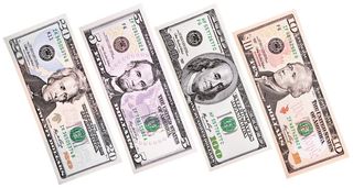 100，美国，比尔，特写，压碎，货币，脏，美元