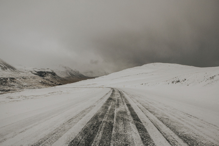风景摄影，道路，覆盖，雪，冬天，白色，寒冷，天气