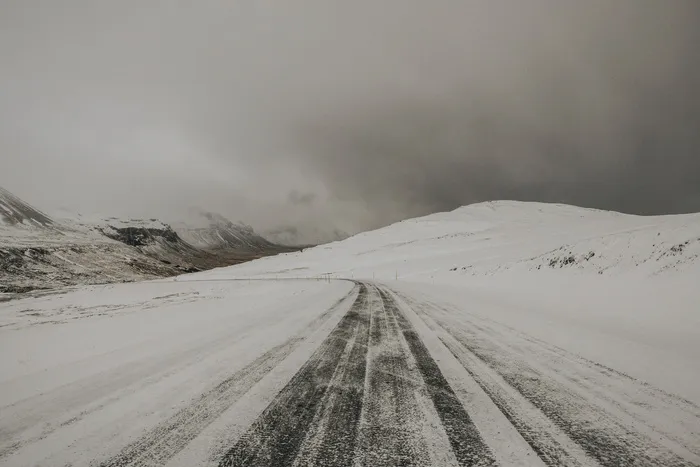 风景摄影，道路，覆盖，雪，冬天，白色，寒冷，天气