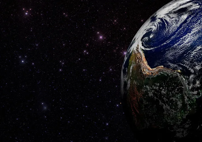 行星地球，行星，空间，未来，数据，数字，全球，未来主义