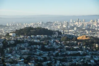 旧金山, 美国, 双峰, 城市, 丘陵, 建筑外观, 体系结构