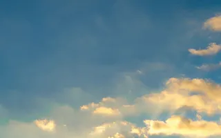 低角度摄影，云，金色，小时，蓝色，天空，阳光