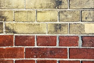 砖墙，黄砖，红砖，墙，砌体，砖，砌砖，黄砖墙