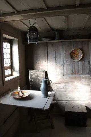 路德办公室，瓦特堡城堡，路德，办公室，中世纪，室内，家庭房间，茶壶