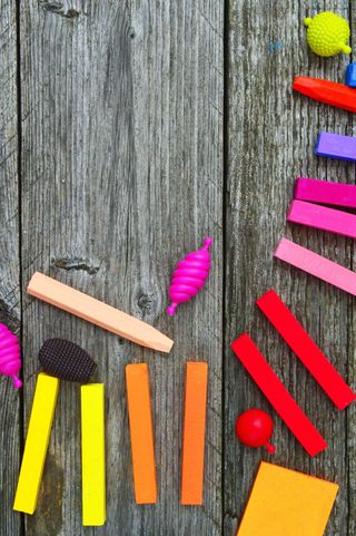 学习工具，颜色，蜡笔，绘画，画笔，工具，教育，设计