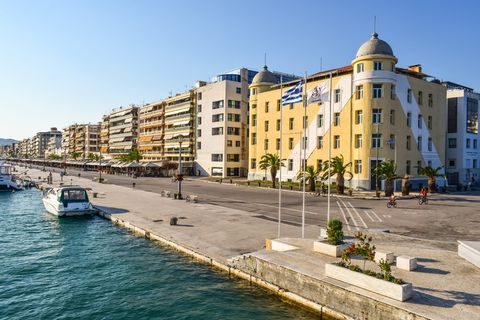 希腊、沃洛斯、长廊、旅游、希腊、欧洲、塞萨利、镁砂