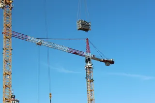 现场，baukran，起重机，技术，施工，负载起重机，提升负载，施工工程