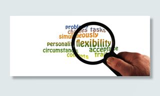 人，拿着，放大镜，放大镜，灵活性，个性，特质