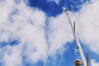 美国，马卡塔瓦湖，帆船，天空，工艺品，筏，船，云