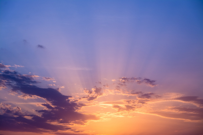 日落，哇，天空，快乐，云天，云景，风景-自然，自然之美