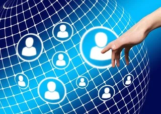 手指、触摸、手、结构、互联网、网络、社交、社交网络