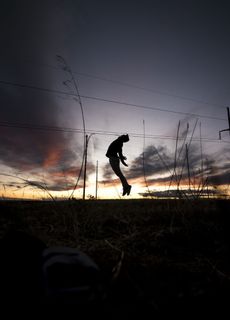 美国，比林斯，希洛埃特，日落，乐趣，人，云，太阳