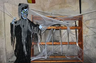 死神，幽灵，骷髅，恐怖，地牢，无人，建筑结构