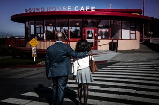 美国, 旧金山, 回旋咖啡厅 - 金门大桥, 食品, 加利福尼亚州, 卡利, 旧金山, 回旋咖啡厅