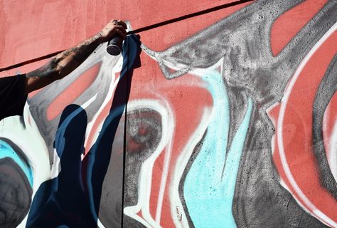 意大利，trezzano sul naviglio，2017国际涂鸦节，涂鸦，多色，创意，街头艺术，艺术和手工艺