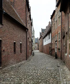 建筑物、街道、景观、中心、街景、城镇、铺路人、老城